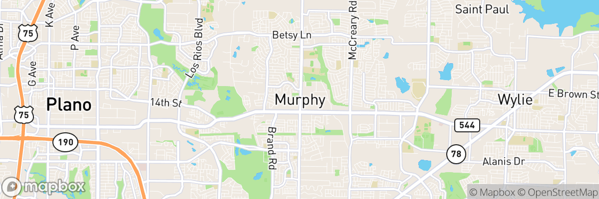 Murphy, Texas map