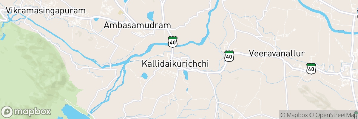 Kallidaikurichi, Tamil Nādu map