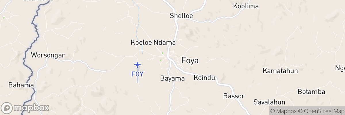 Foya Kamara, Lofa County map