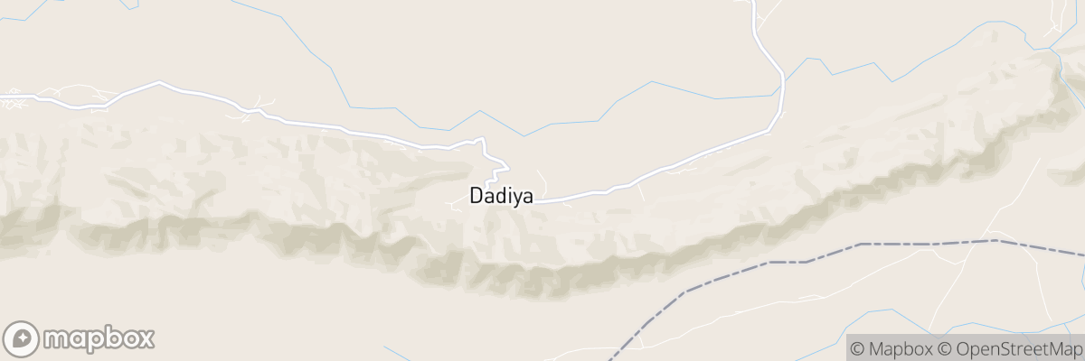 Dadiya, Gombe State map