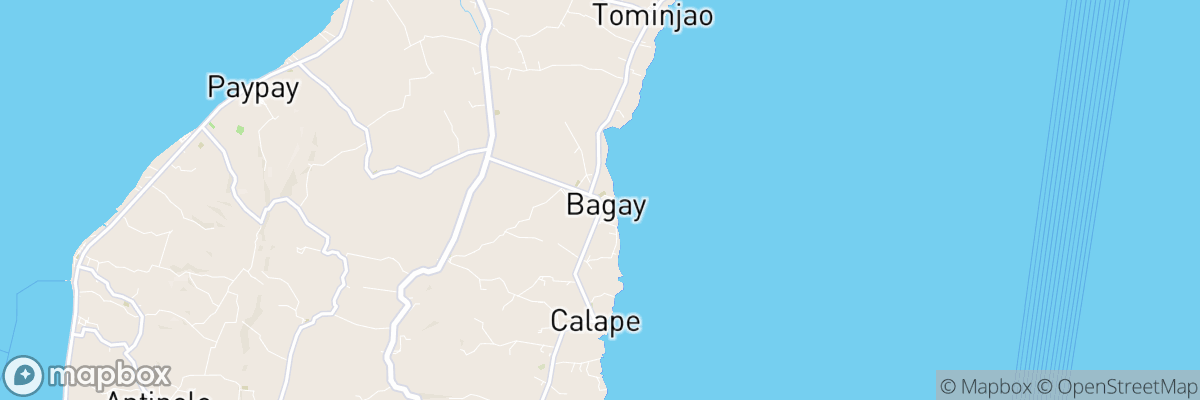 Bagay, Central Visayas map