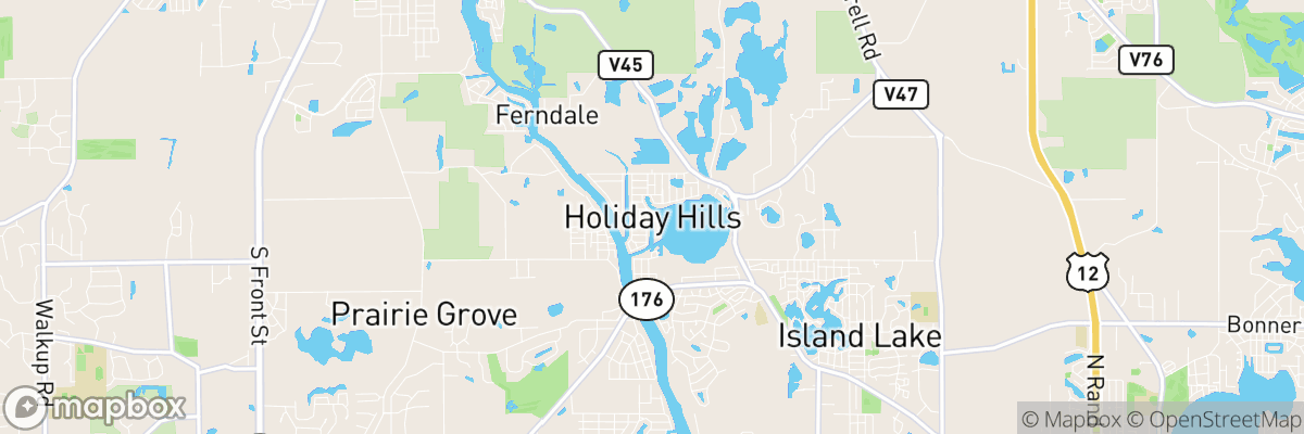 Holiday Hills, Illinois map