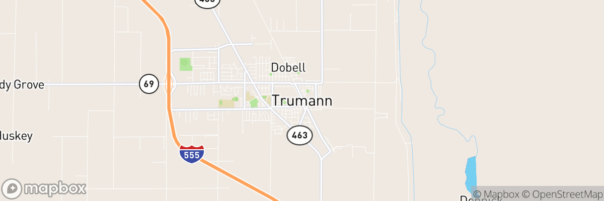 Trumann, Arkansas map