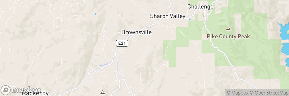 Challenge-Brownsville, California map