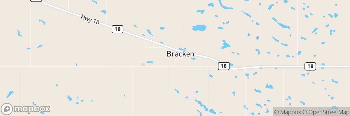 Bracken, Saskatchewan map