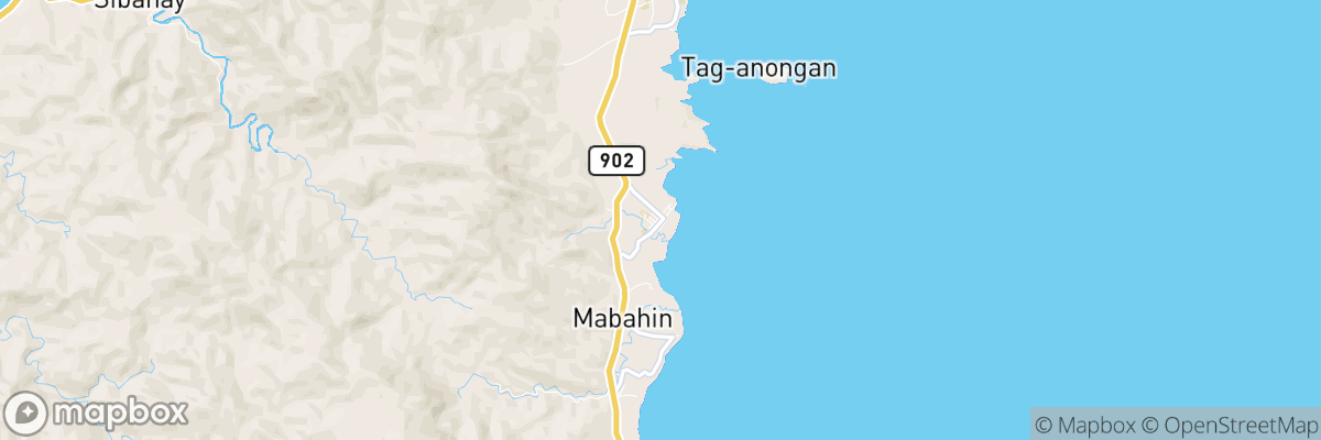 Tigao, Caraga map