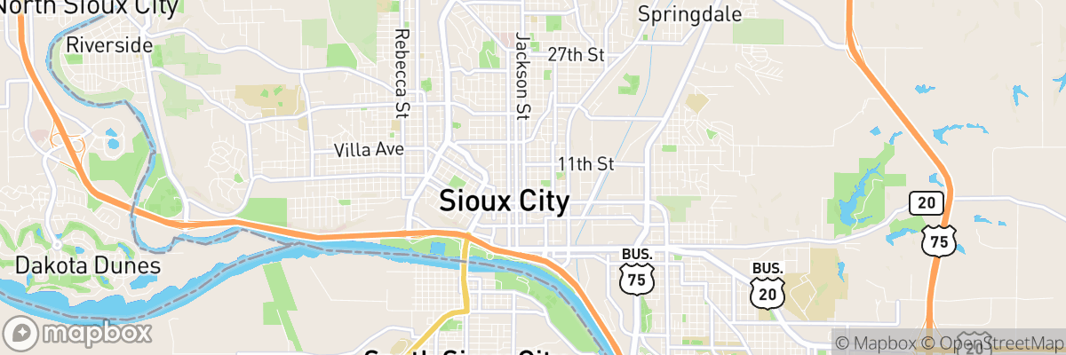 Sioux City, Iowa map