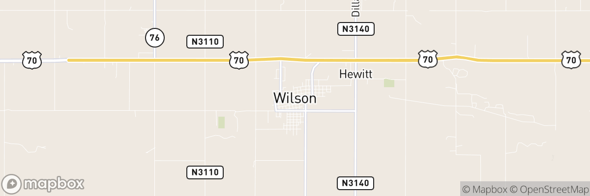 Wilson, Oklahoma map