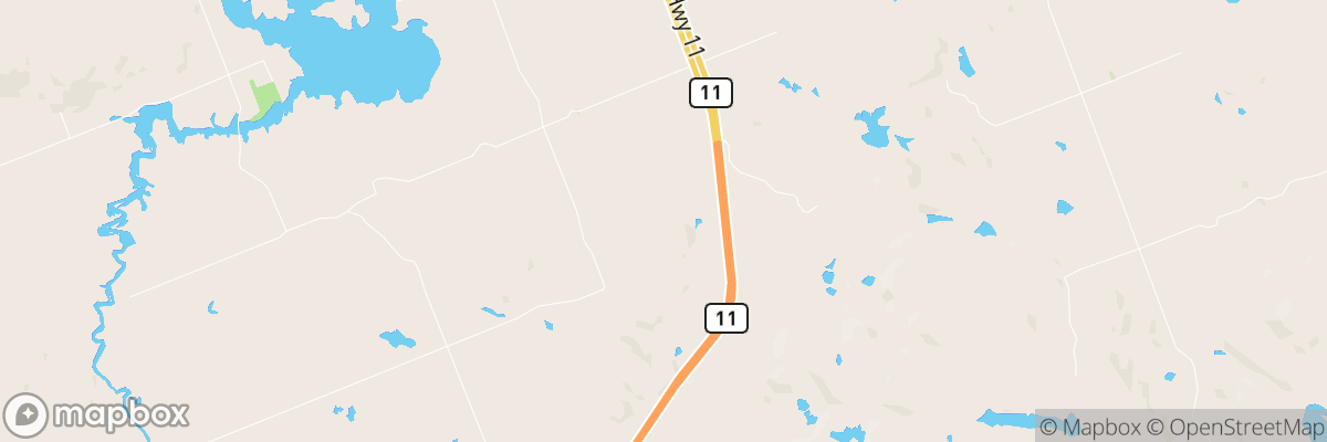 Powassan, Ontario map