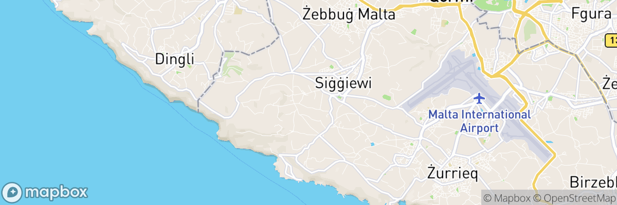 Is-Siġġiewi, Is-Siġġiewi map