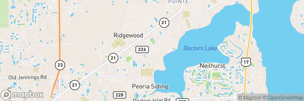 Lakeside, Florida map