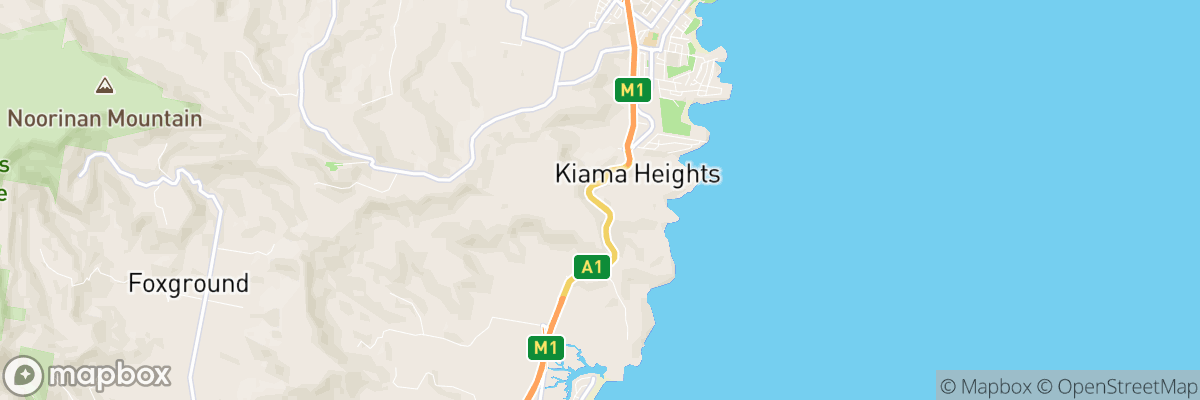 Kiama Heights, New South Wales map