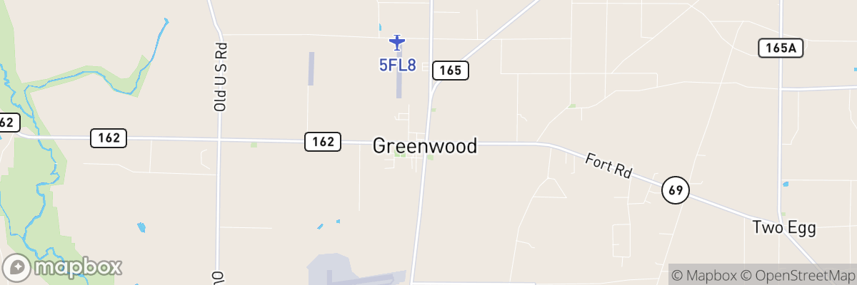 Greenwood, Florida map