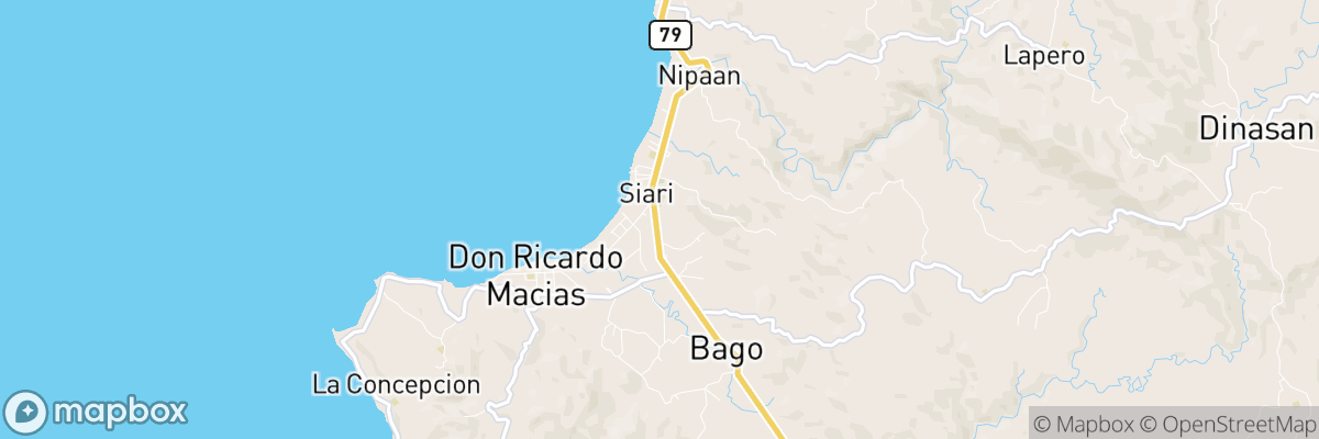 Siari, Zamboanga Peninsula map