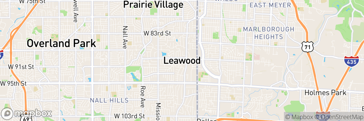 Leawood, Kansas map