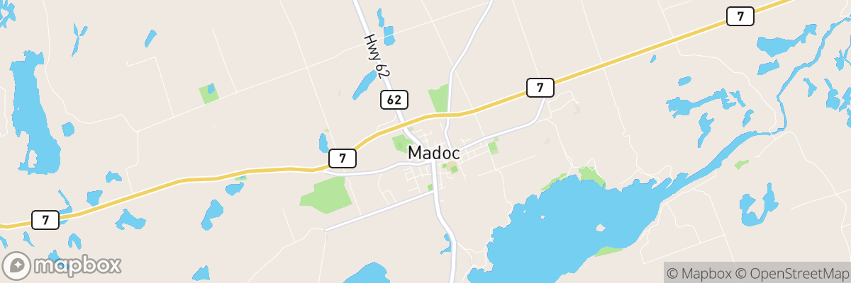 Madoc, Ontario map