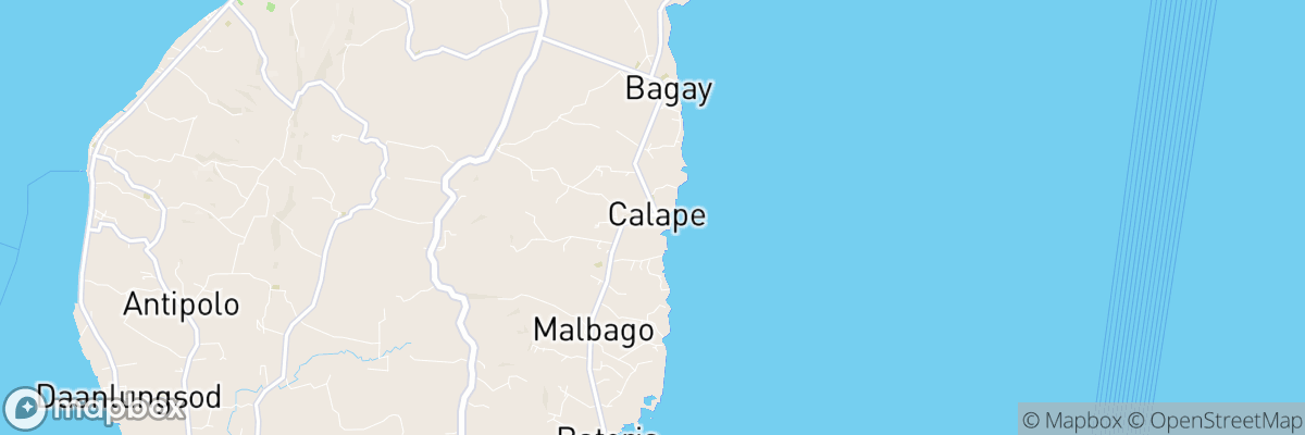 Calape, Central Visayas map