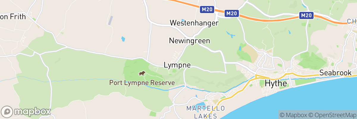 Lympne, England map