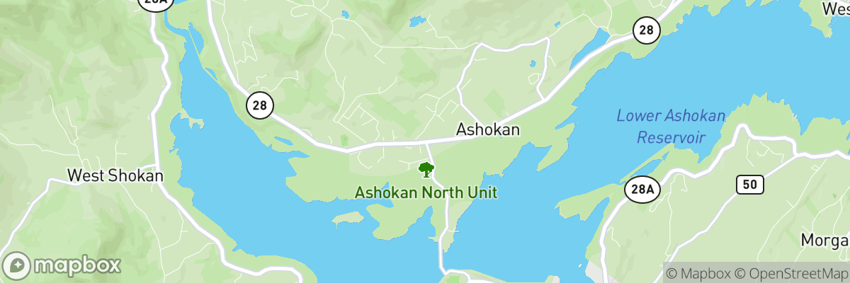 Shokan, New York map