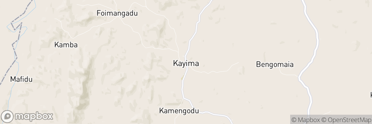 Kayima, Eastern Province map