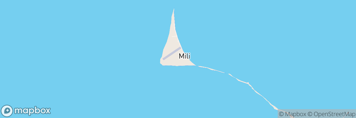 Mili, Mili Atoll map