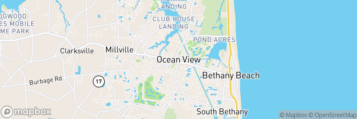 Ocean View, Delaware map