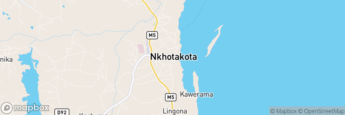 Nkhotakota, Central Region map