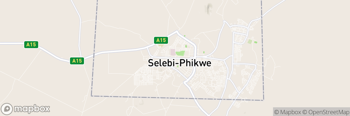 Selibe Phikwe, Selibe Phikwe map