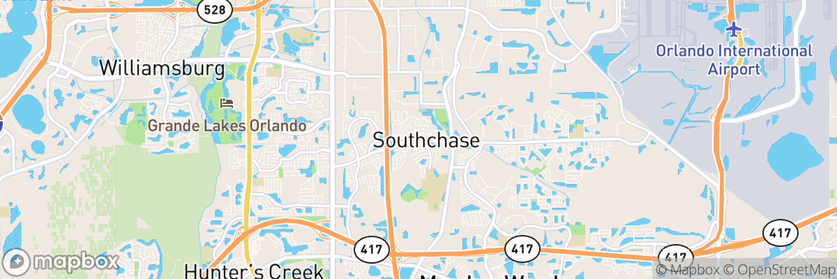 Southchase, Florida map