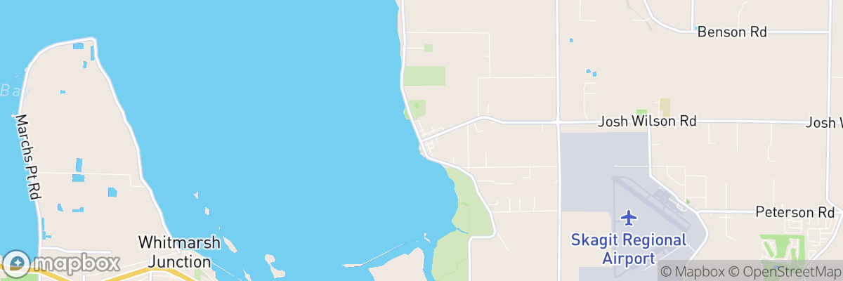 Bay View, Washington map