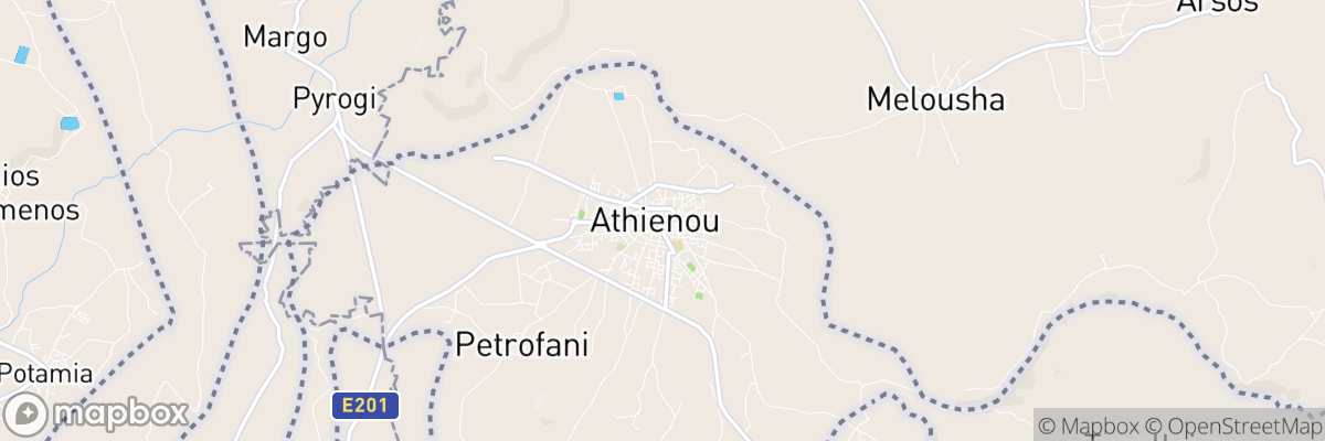 Athíenou, Eparchía Lárnakas map