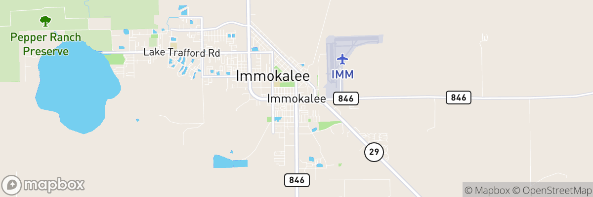 Immokalee, Florida map