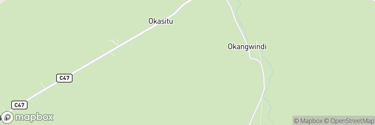 Otjozondjupa, Otjozondjupa map