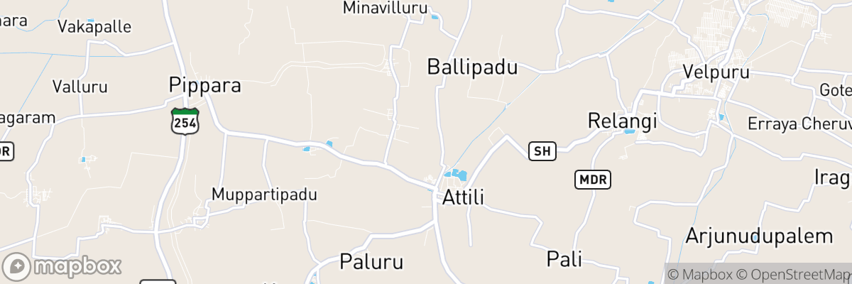 Attili, Andhra Pradesh map