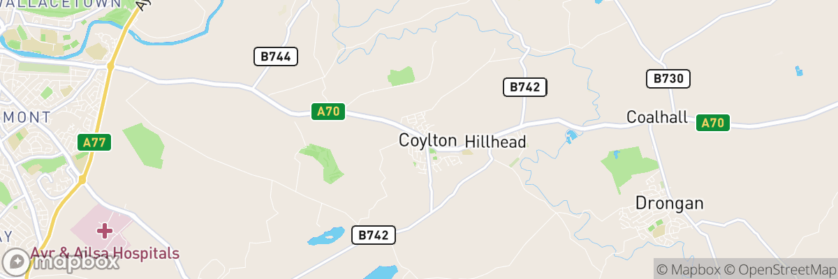 Coylton, Scotland map