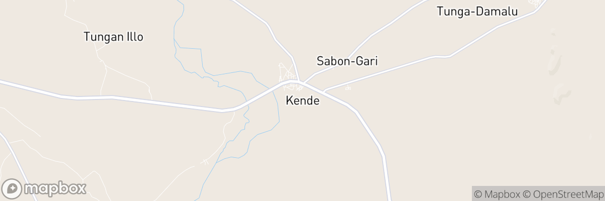 Kende, Kebbi State map