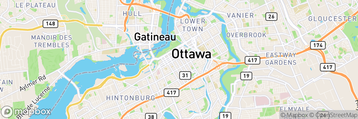 Ottawa, Ontario map