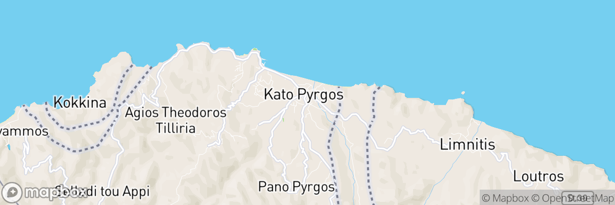 Káto Pýrgos, Nicosia District map