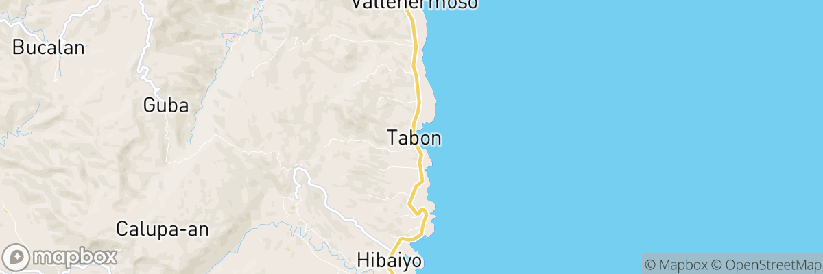 Tabon, Central Visayas map