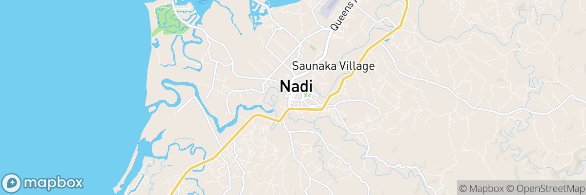 Nadi, Western Division map