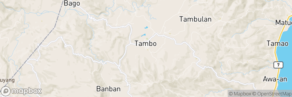 Tambo, Central Visayas map