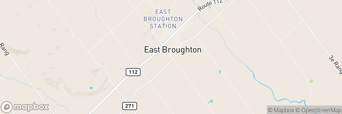 East Broughton, Québec map