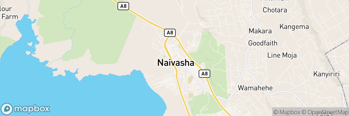 Naivasha, Nakuru map