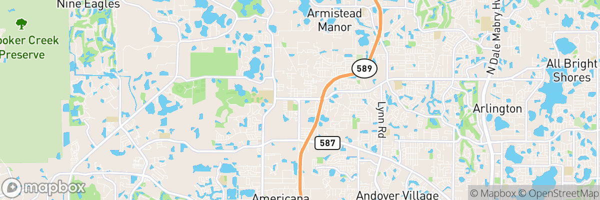 Citrus Park, Florida map