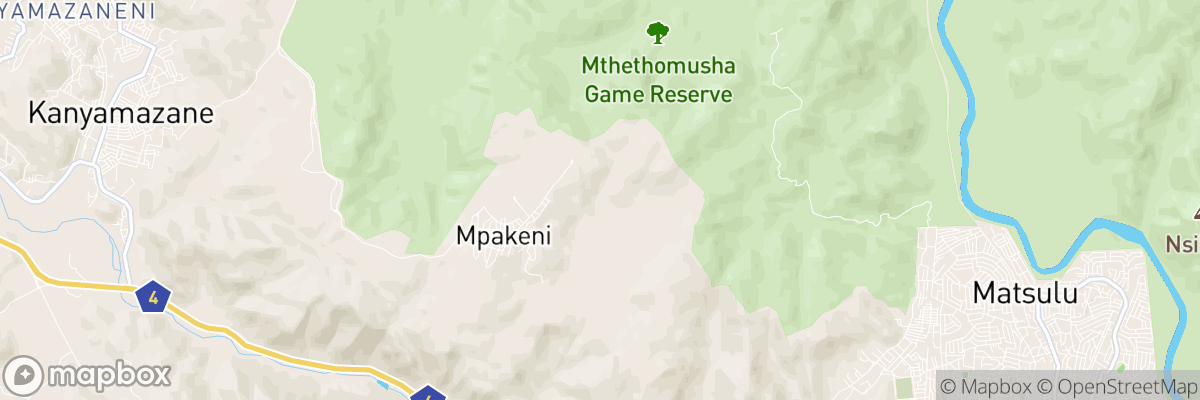 Mpakeni, Mpumalanga map