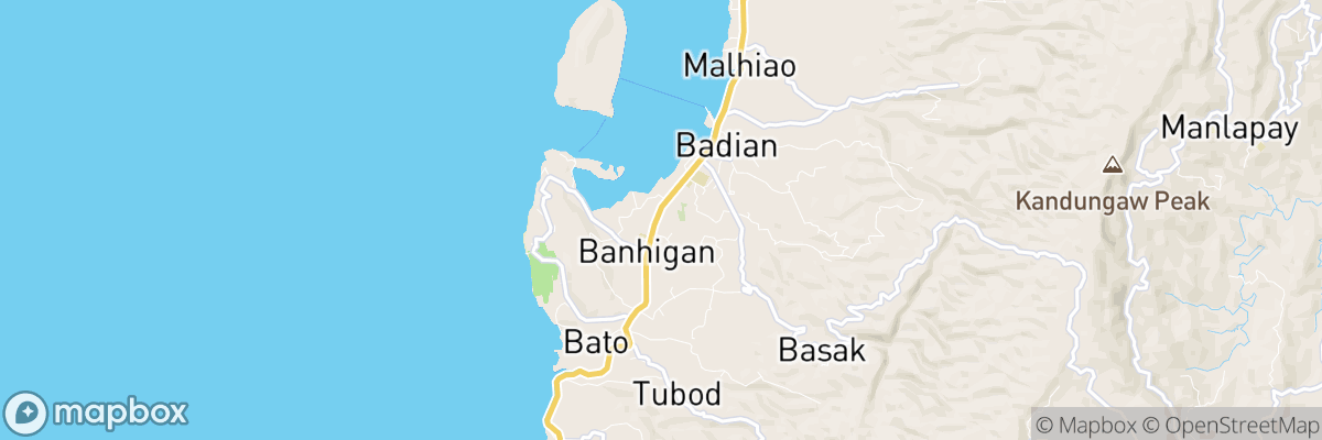 Banhigan, Central Visayas map