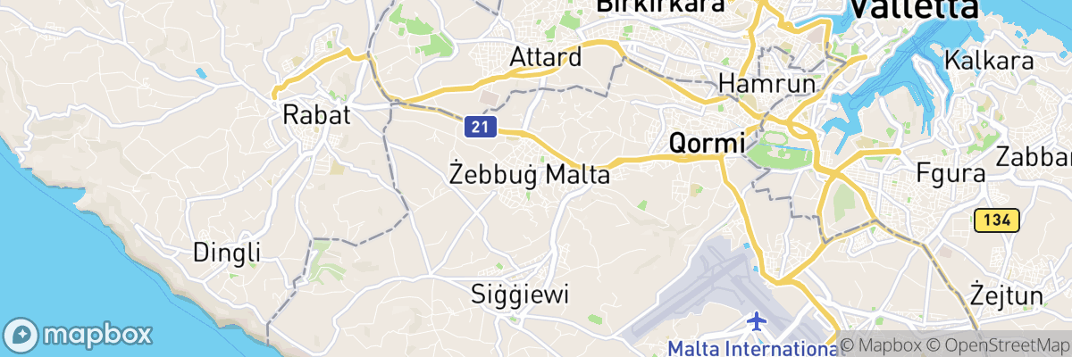 Haz-Zebbug, Ħaż-Żebbuġ map