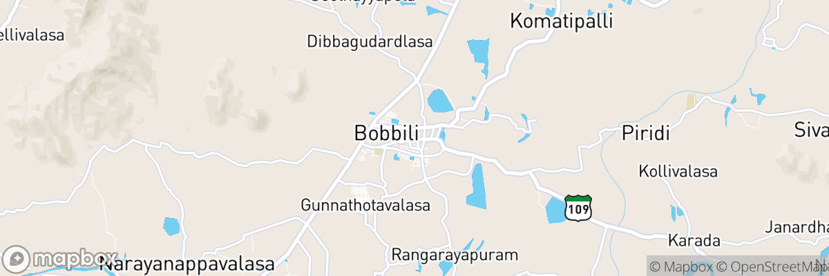 Bobbili, Andhra Pradesh map