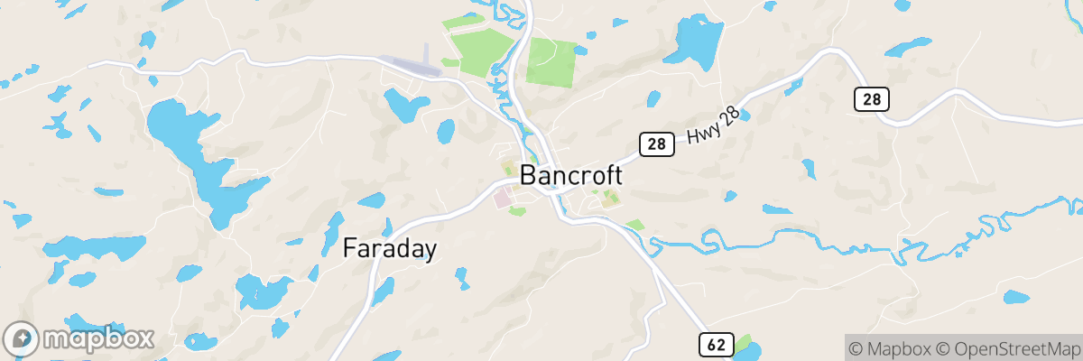 Bancroft, Ontario map