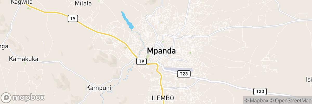 Mpanda, Katavi Region map